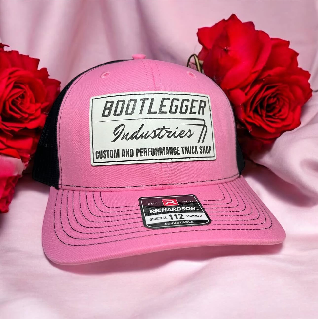 Hat - Pink & Black